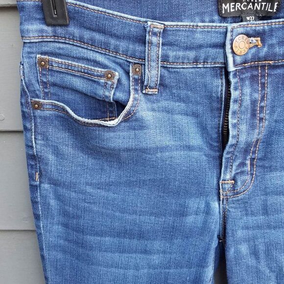 J Crew Mercantile Stretchy Jeans Size Waist 27/Length 26 - Picture 5 of 7